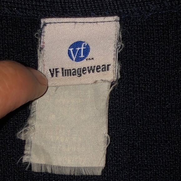 Vintage Men's VF Imagewear Navy Blue Sweater - Picture 5 of 8